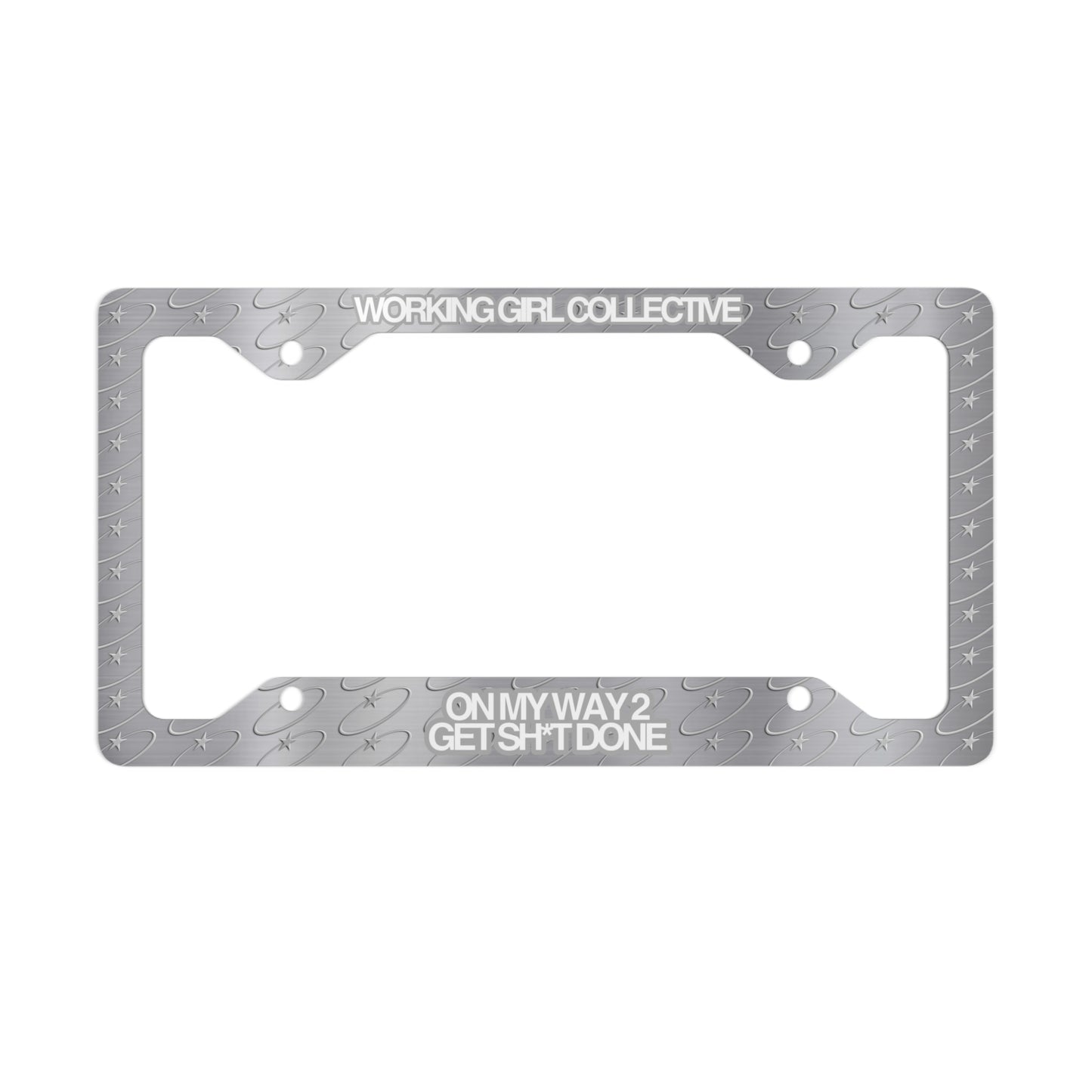 Collective Metal License Plate Frame