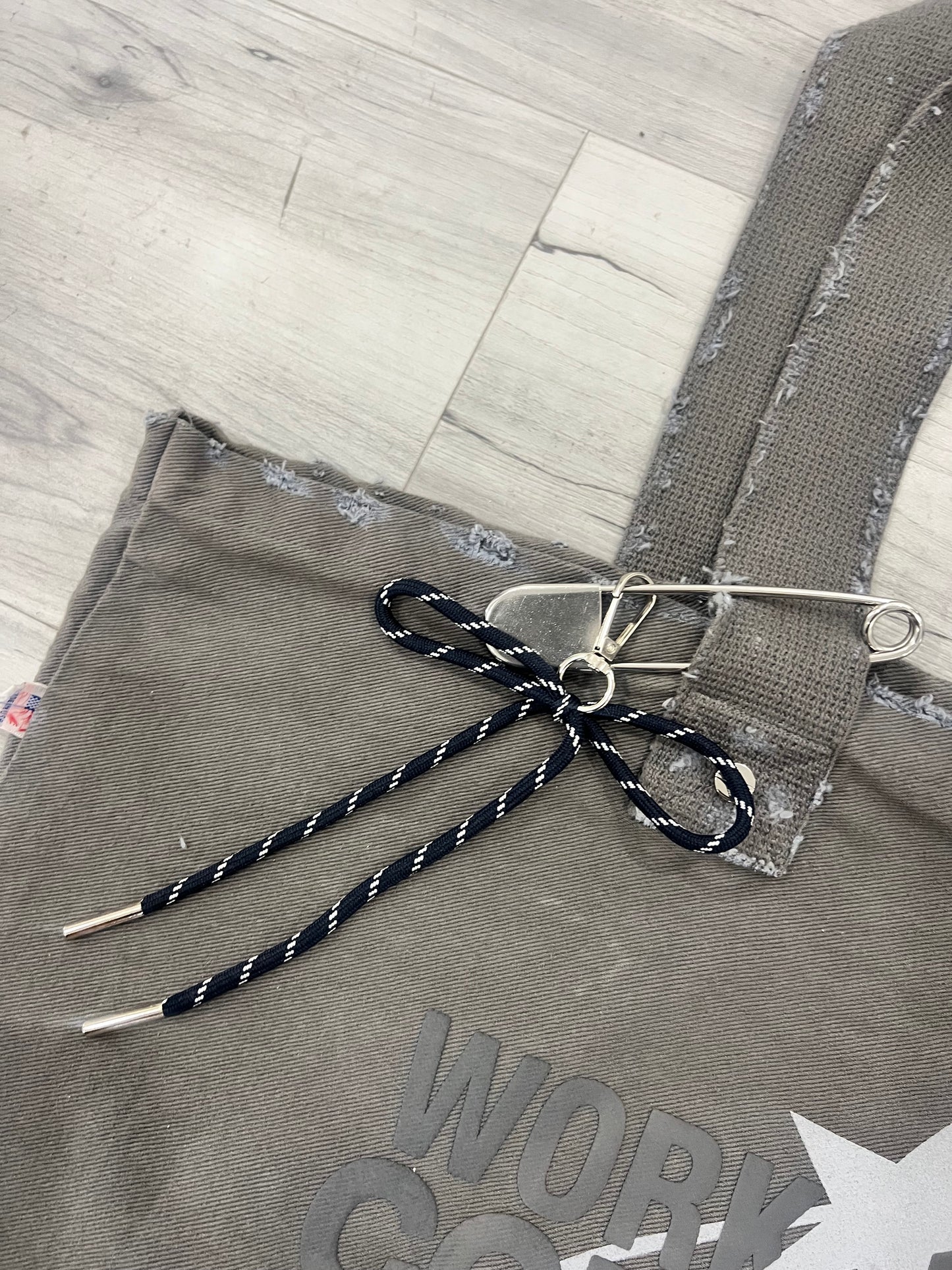 The Collective Stone "Distressed Charm" Tote