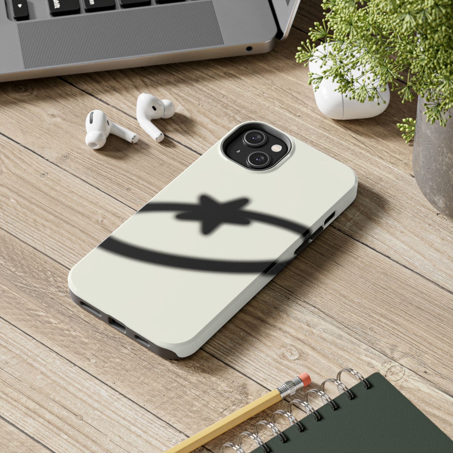 WHITE STARSWOOSH CASE