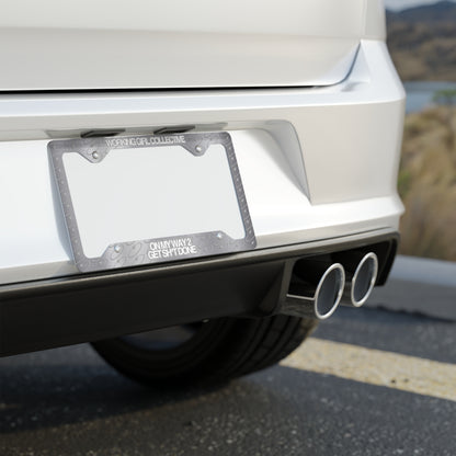 Collective Metal License Plate Frame