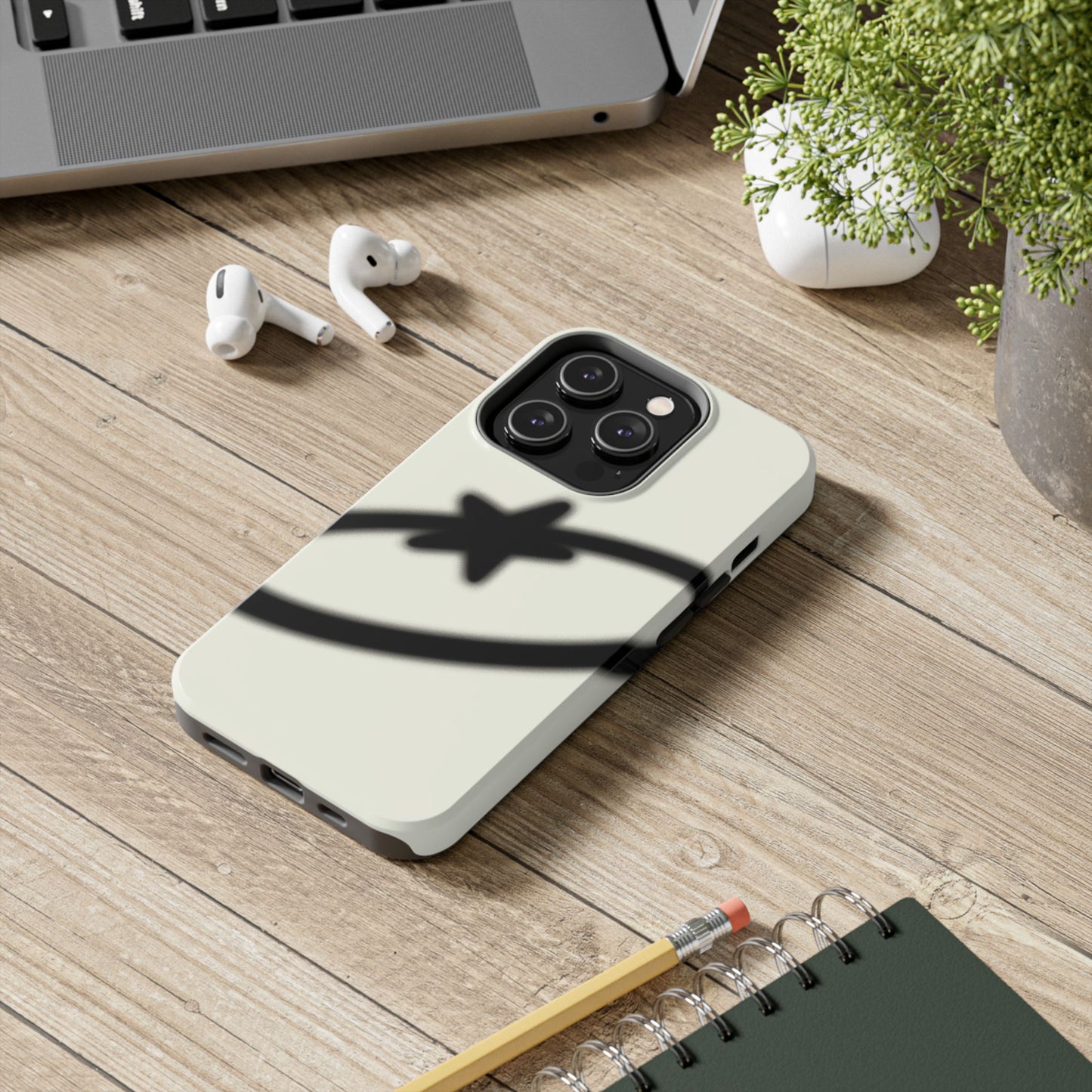 WHITE STARSWOOSH CASE