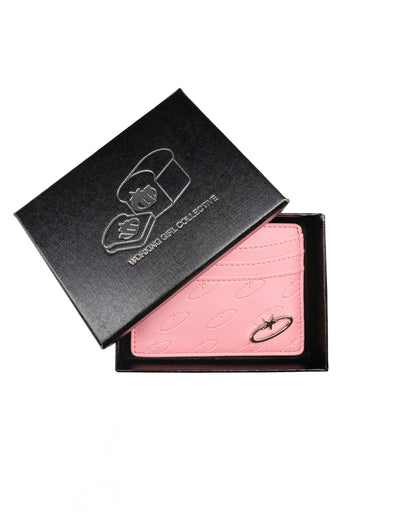 NMB Leather Cardholder “Pink Tips" Official