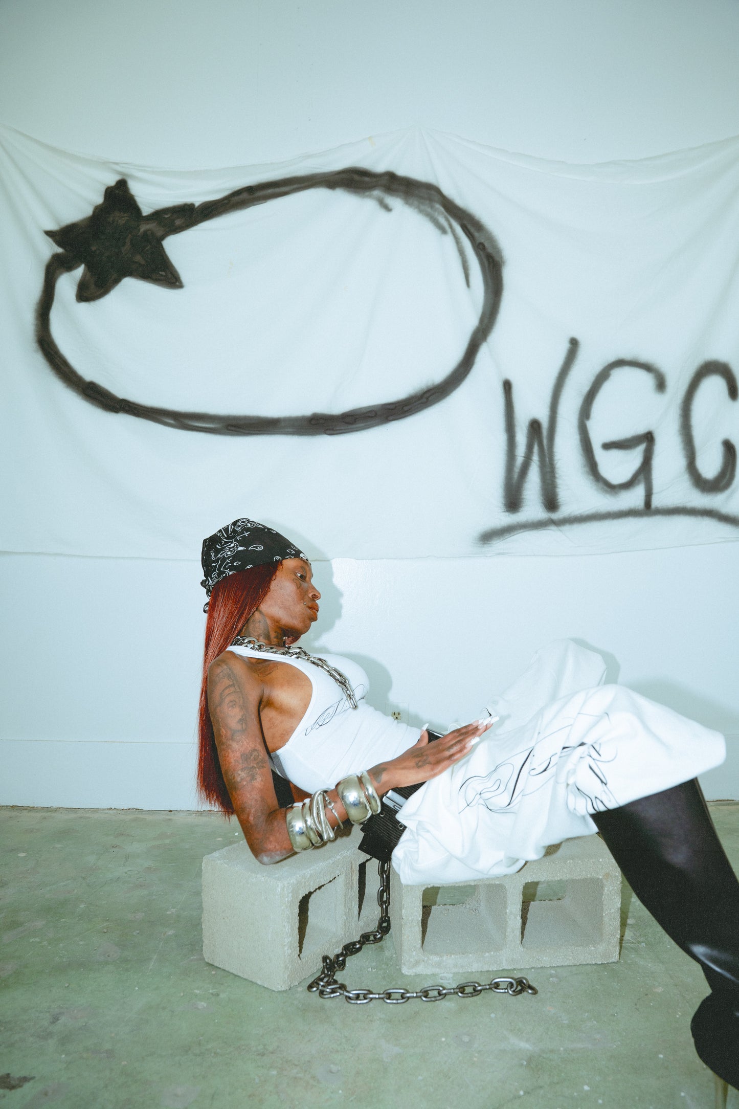 Visionary Wht Sweatpants