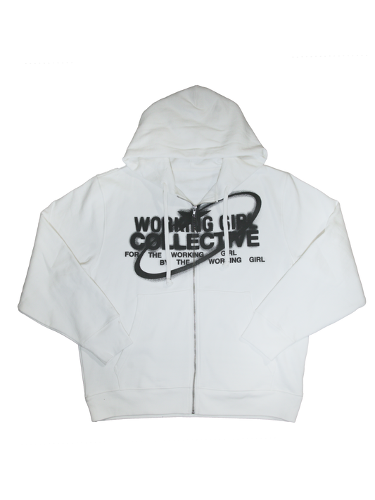 White Collective “Spray” Hoodie