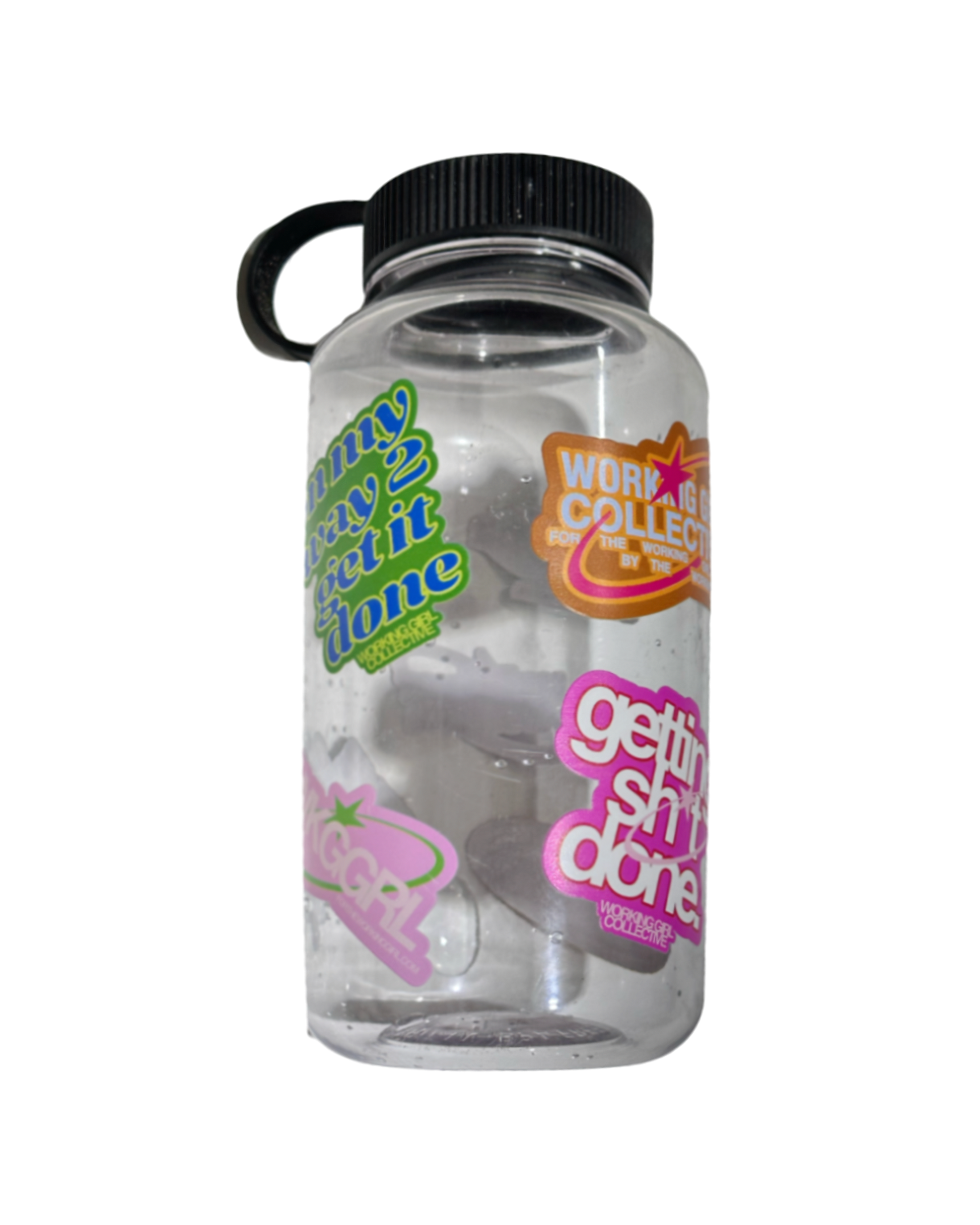 "CLEAR" Wide Mouth Water Bottle
