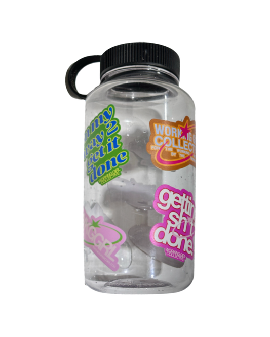 "CLEAR" Wide Mouth Water Bottle