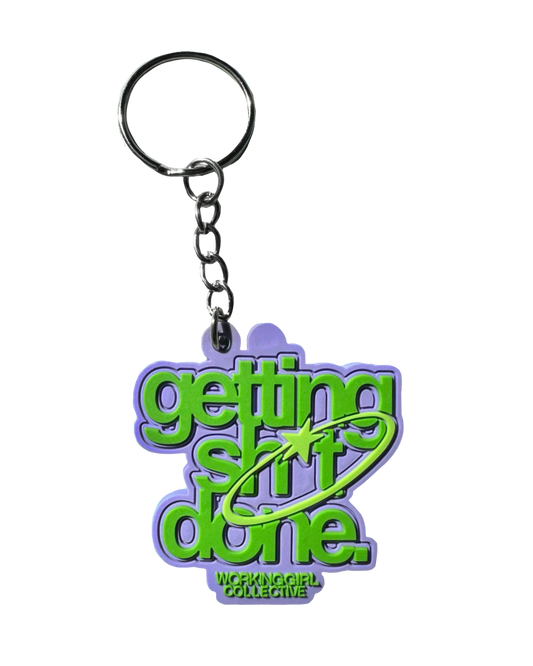 Lilac Getting Sh*t Done Keychain