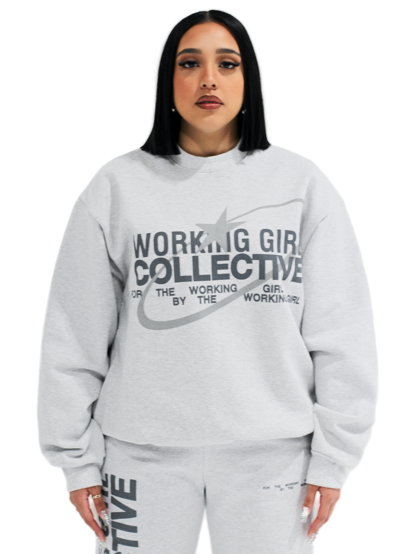 STONE WKGGRL COLLECTIVE CREWNECK-SQ5620860